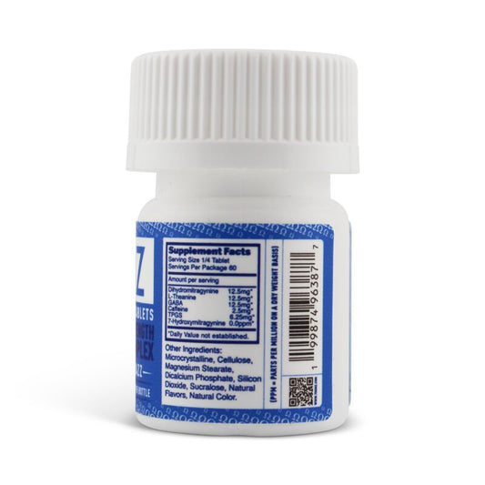 7OHMZ Extra Strength DHM Chewable Tablets Blue Razz 60mg