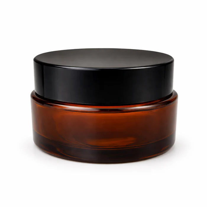 5ml Black Plastic Top Color Glass Jar Container