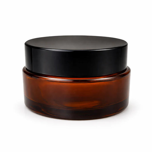 5ml Black Plastic Top Color Glass Jar Container