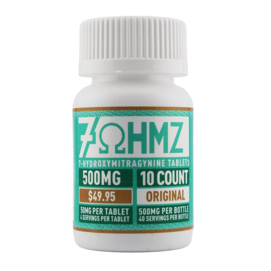 7OHMZ 7-Hydroxy Kratom Leaf Extract Chewable Tablets Original 50mg