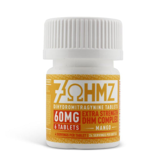 7OHMZ Extra Strength DHM Chewable Tablets Mango 60mg