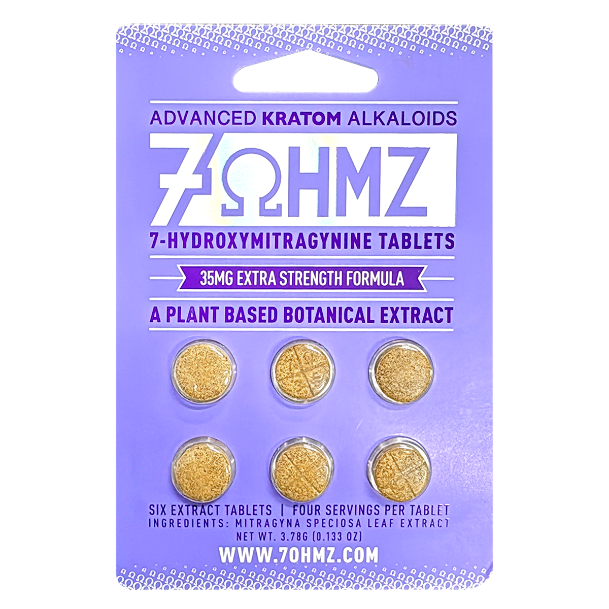 7OHMZ Advanced Kratom Alkaloids 35MG - 6 Count