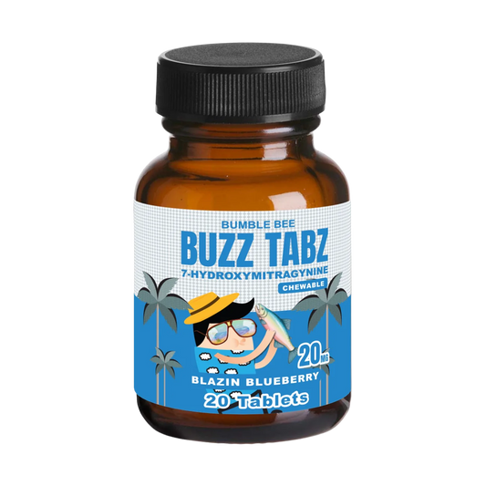 Bumblebee Buzz Tabz 7-OH 20mg 20 Count - Blazin Blueberry