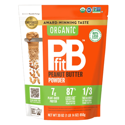 PBfit Organic Peanut Butter Powder, 30oz