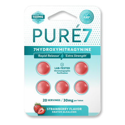 PURE 7 - Rapid Release 7-Hydroxymitragynine 30mg Tablets