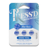Press'd Botanicals Uriq Complex Tablet 100mg/3ct/10pk - Blue Razz