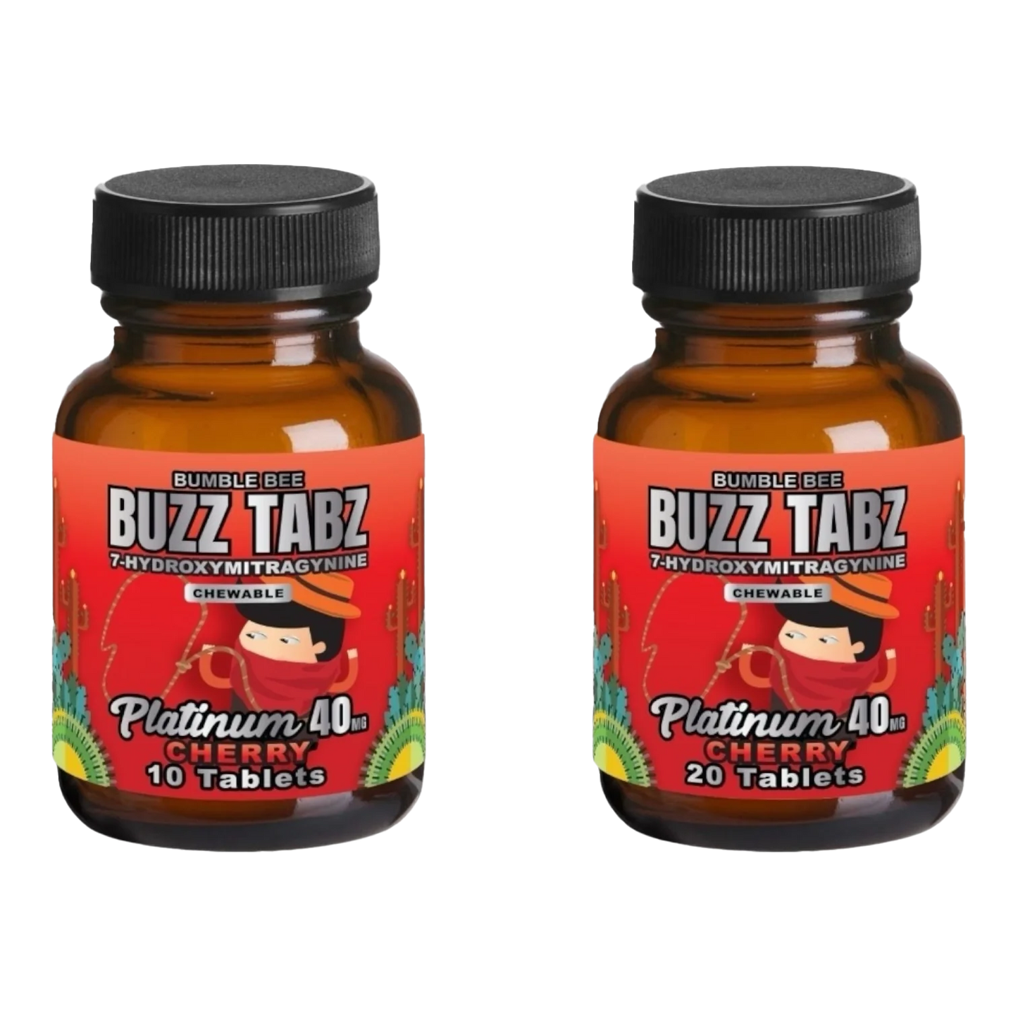 Bumblebee Buzz Tabz Platinum 40mg Cherry