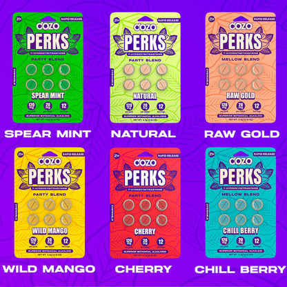Dozo Perks Rapid Release Mellow & Party Blend 120mg - 6 Count