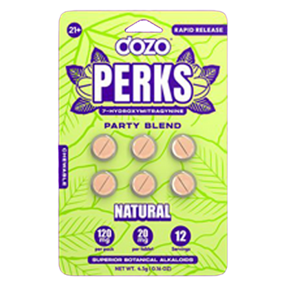 Dozo Perks Rapid Release Mellow & Party Blend 120mg - 6 Count