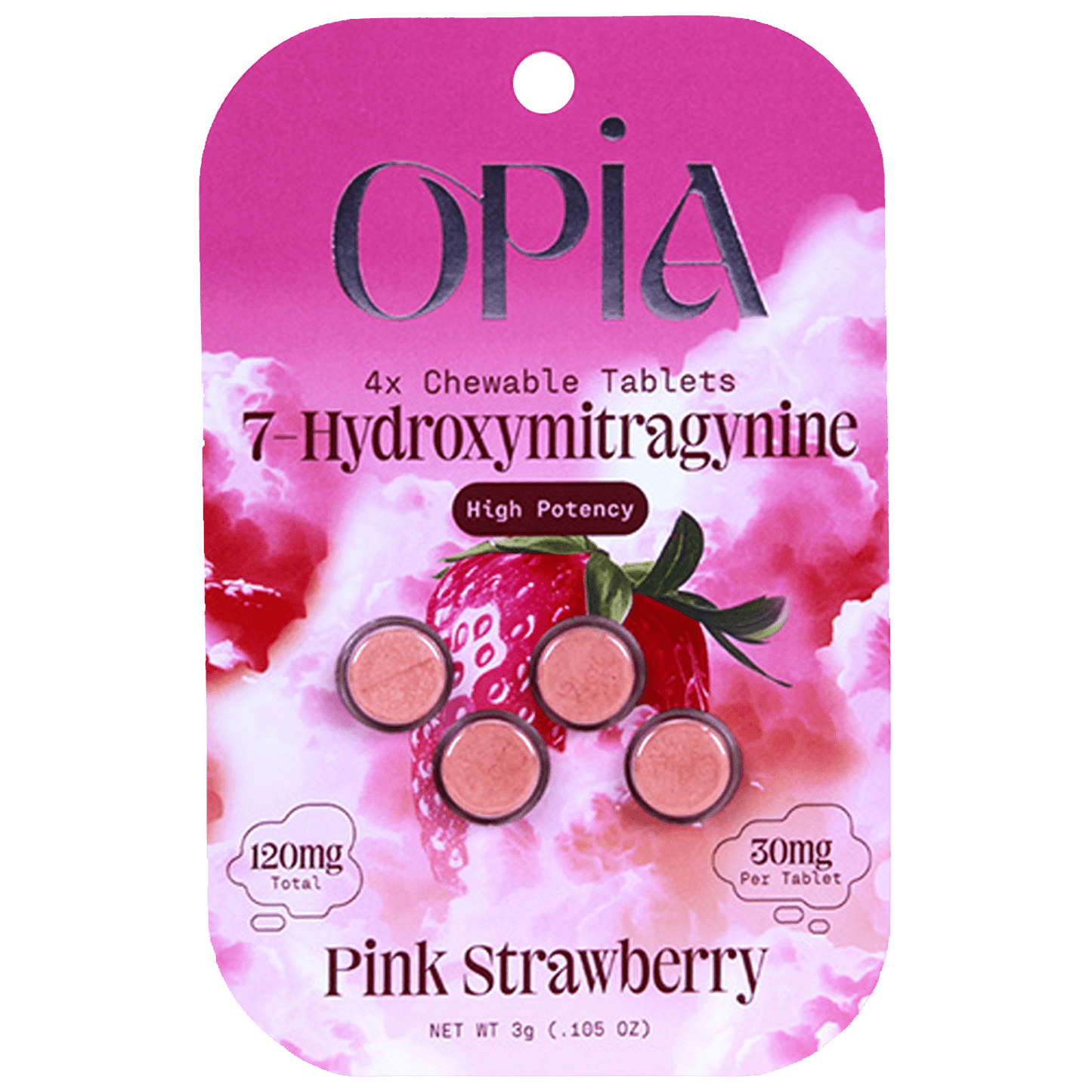 Opia High Potency 7-Hydroxymitragynine 30mg Chewable Tablets