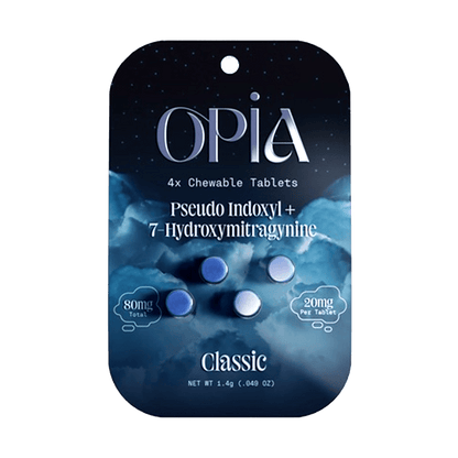 Opia 7-Hydroxymitragynine + Pseudo Indoxyl 20mg Chewable Tablets