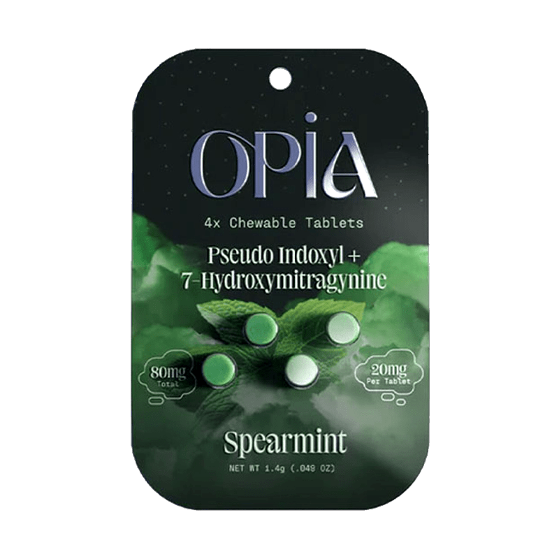 Opia 7-Hydroxymitragynine + Pseudo Indoxyl 20mg Chewable Tablets
