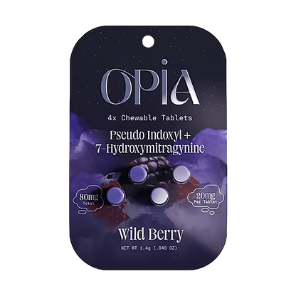 Opia 7-Hydroxymitragynine + Pseudo Indoxyl 20mg Chewable Tablets