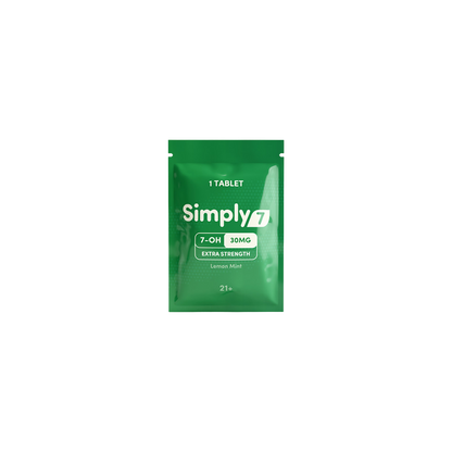 Simply 7 Lemon Mint 7-Hydroxymitragynine 30mg Extra Strength Tablets