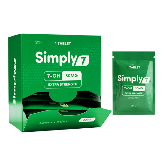 Simply 7 Lemon Mint 7-Hydroxymitragynine 30mg Extra Strength Tablets